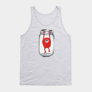 Red Monster in a Jar Escape Tank Top